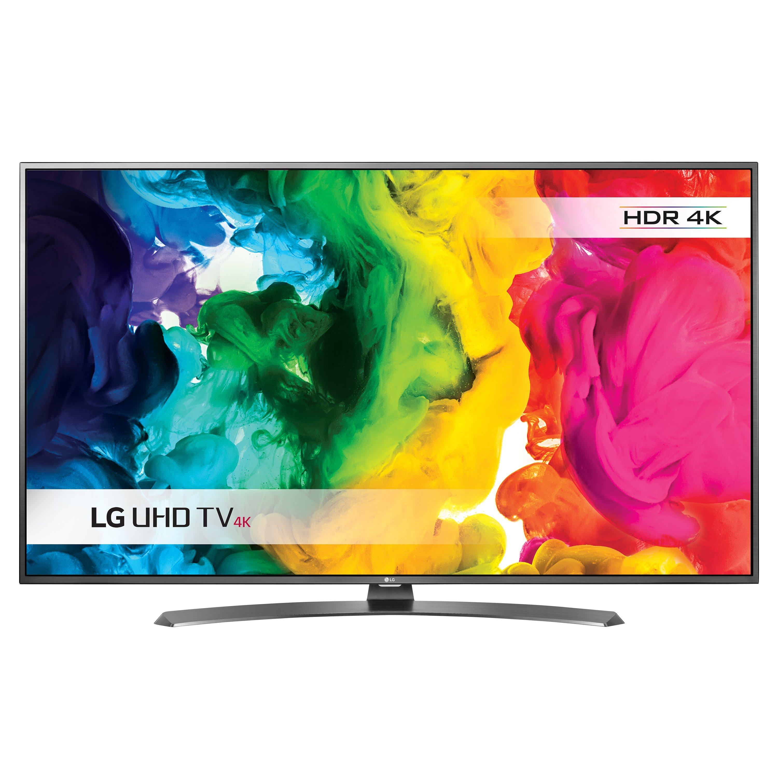 LG 55UH661V LED HDR 4K Ultra HD Smart TV, 55" With Freeview HD/freesat HD & Metallic Design