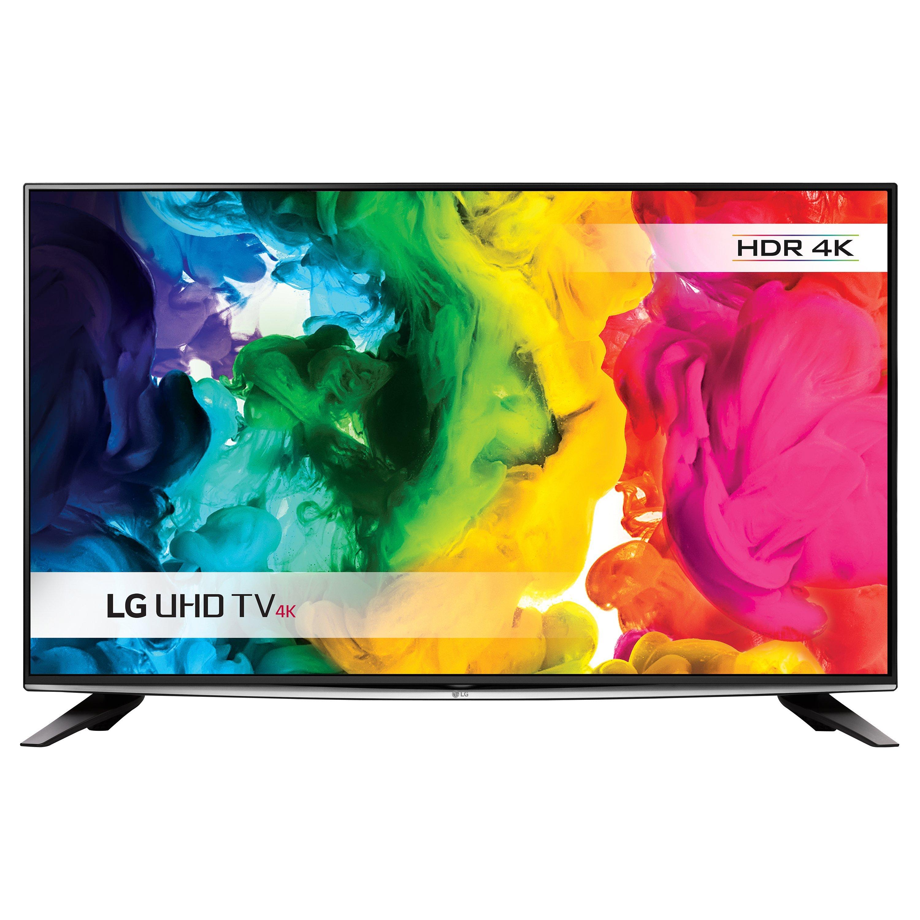 LG 58UH635 LED HDR 4K Ultra HD Smart TV, 58" With Freeview HD/Freesat HD, ULTRA Surround Sound & SUPER Slim Design