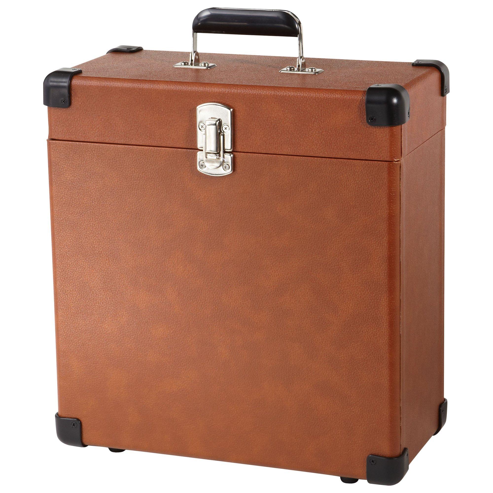 Crosley Record Carrier Case For 30+ Vinyls, Tan