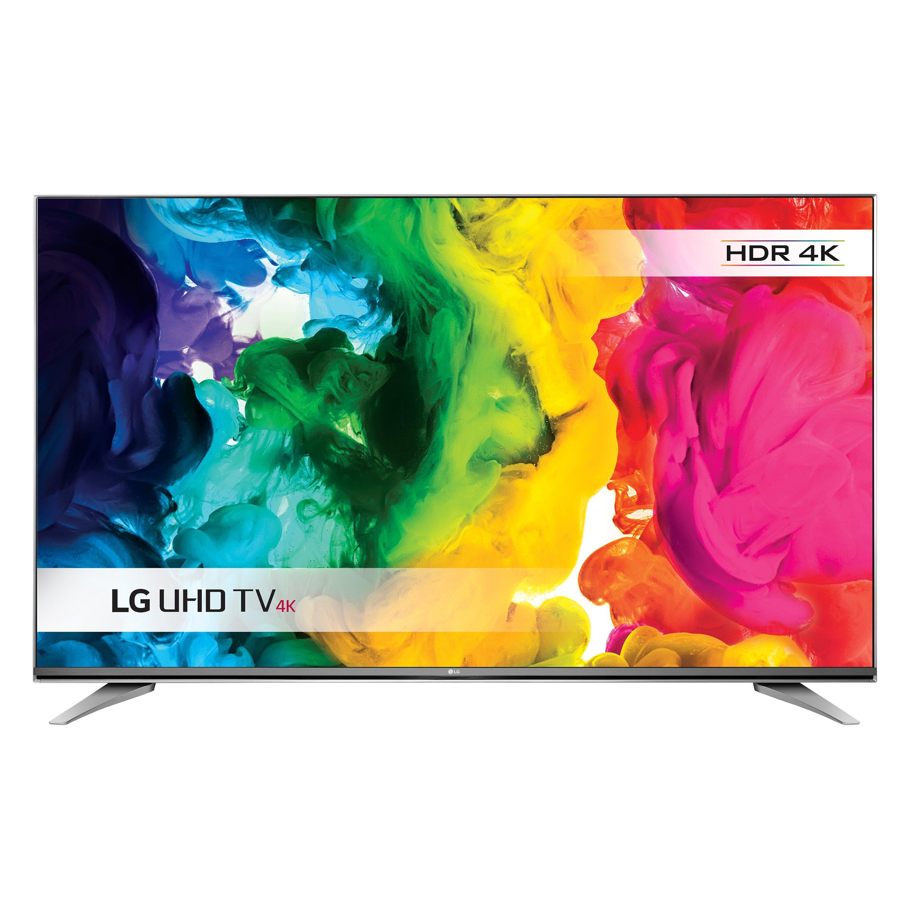 LG 43UH750V LED HDR 4K Ultra HD Smart TV, 43" With Freeview HD/freesat HD & Eiffel Stand