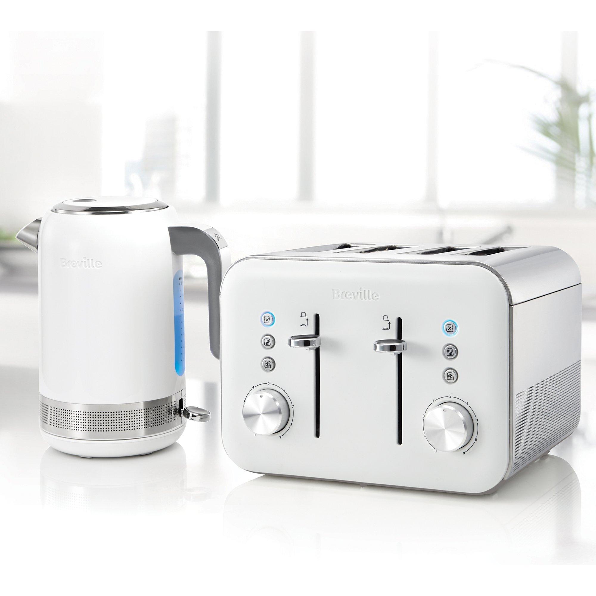 Breville white kettle and toaster best sale