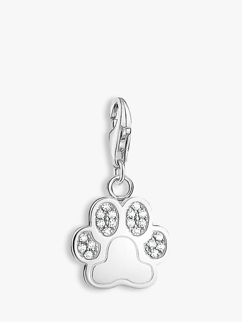 THOMAS SABO Charm Club Paw Charm, Silver
