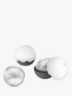 Final Touch Silicone Ice Ball Moulds, Set of 2, Black