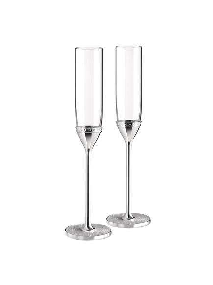 Vera Wang 'With Love' Silver Plated Flutes, Set of 2, Silver