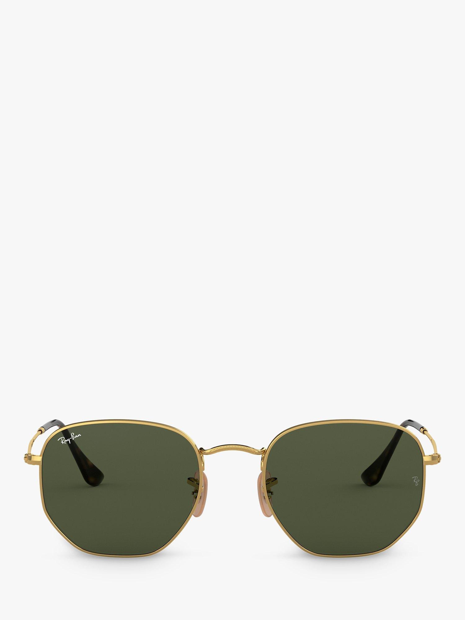 Ray Ban RB3548 Hexagonal Flat Lens Sunglasses