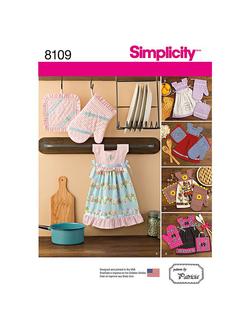 Simplicity Craft Towel Dress and Glove Sewing Pattern, 8109, 