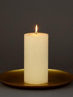 John Lewis Hammered Large Plate - view 2, Brass