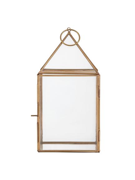 John Lewis Pyramid Lantern, Small, Gold