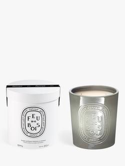 Diptyque Large Indoor & Outdoor Feu de Bois Scented Candle, 1500g, 