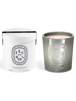 Diptyque Large Indoor & Outdoor Feu de Bois Scented Candle, 1500g - view 2, 
