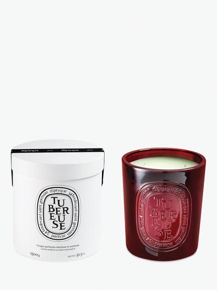 Diptyque Large Indoor & Outdoor Tubéreuse Scented Candle, 1500g, 