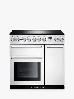 Rangemaster Nexus 90 Induction Range Cooker, White