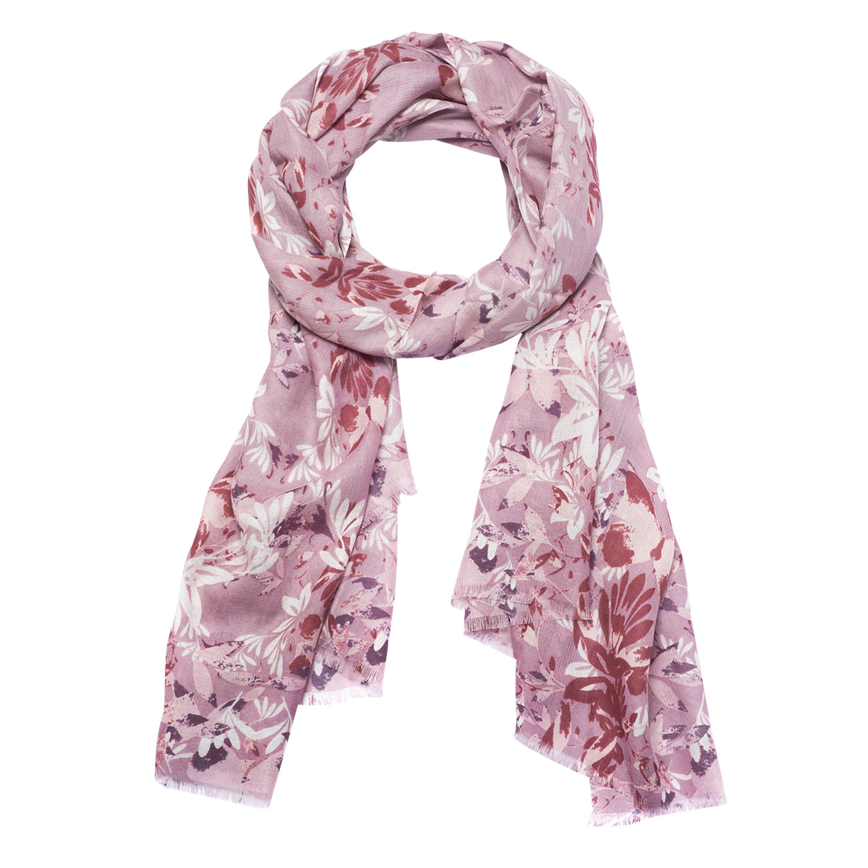 Lola Rose Fierce Elegance Butterflies Wool Blend Scarf, Pink/Multi