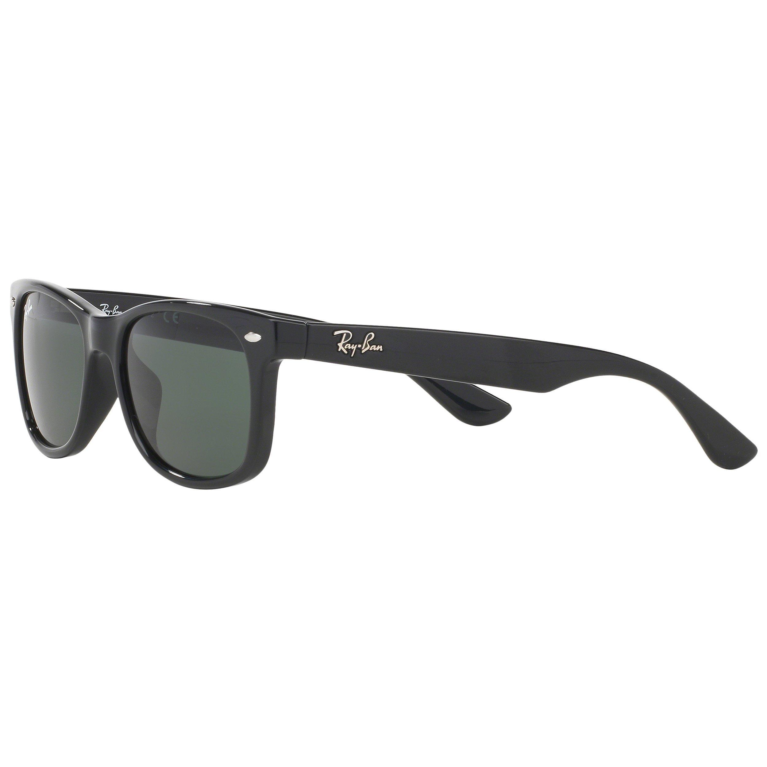 Product image 2 of 11, which shows Ray-Ban Junior RB9052S New Wayfarer Sunglasses, Black