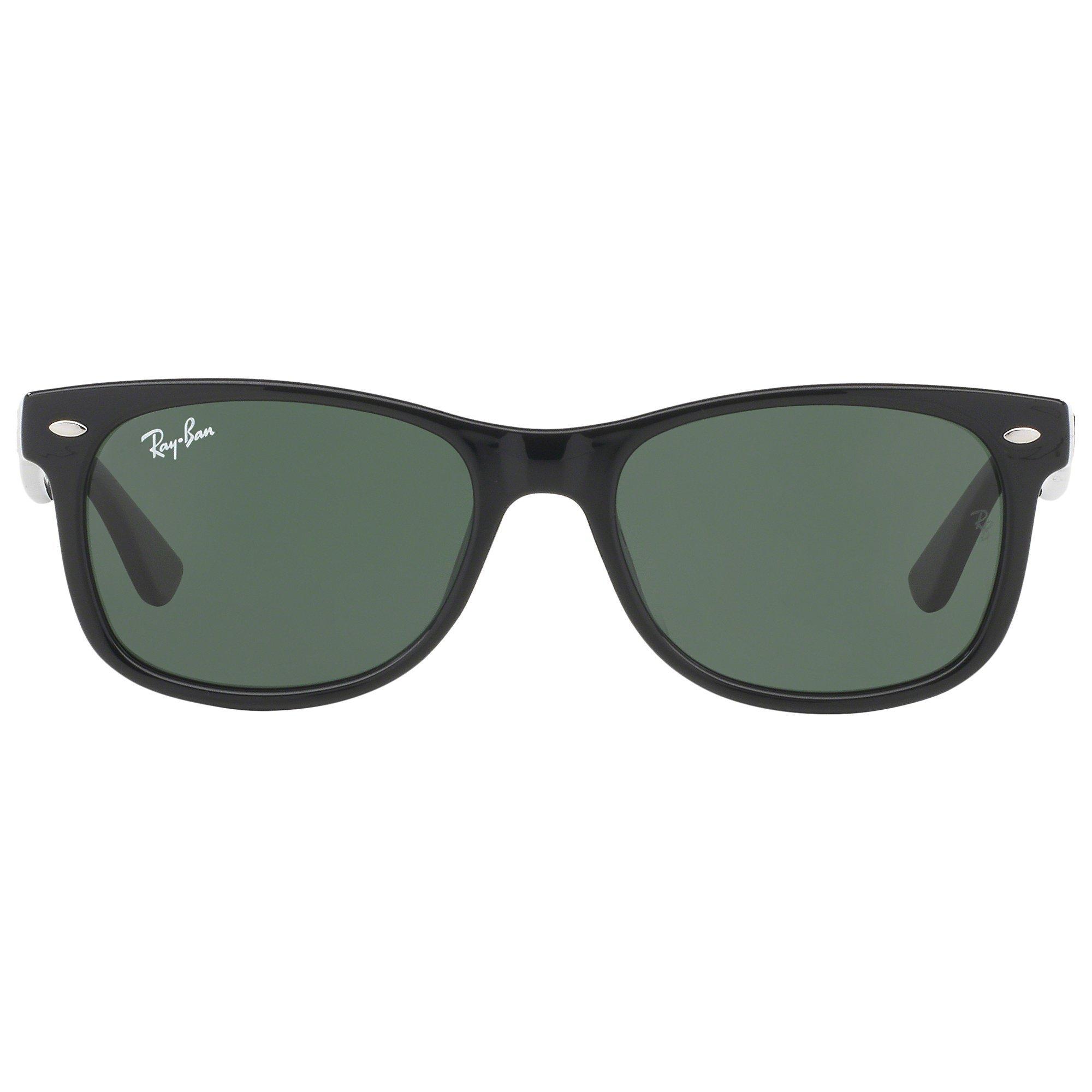 Product image 3 of 11, which shows Ray-Ban Junior RB9052S New Wayfarer Sunglasses, Black