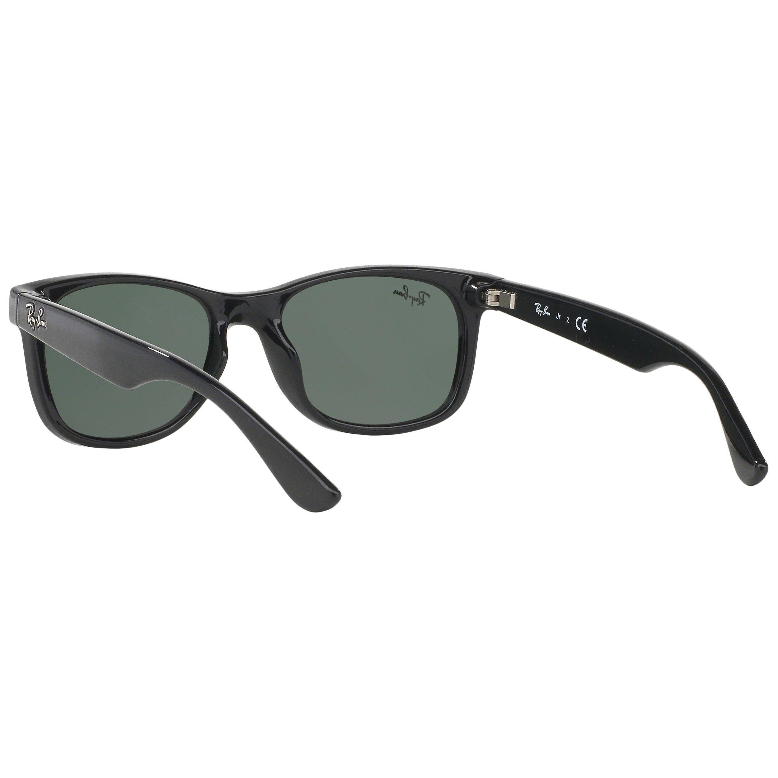 Product image 6 of 11, which shows Ray-Ban Junior RB9052S New Wayfarer Sunglasses, Black
