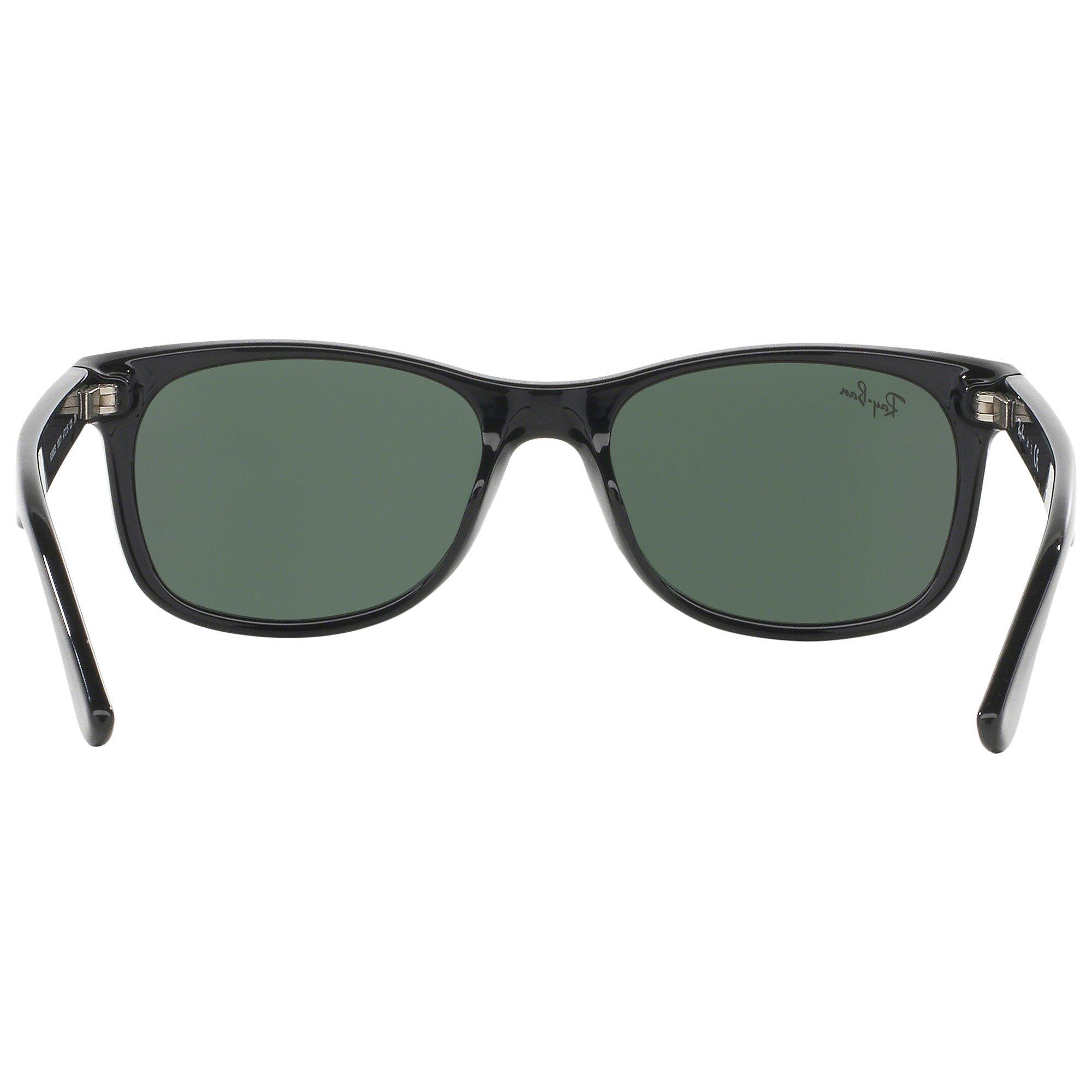 Product image 7 of 11, which shows Ray-Ban Junior RB9052S New Wayfarer Sunglasses, Black
