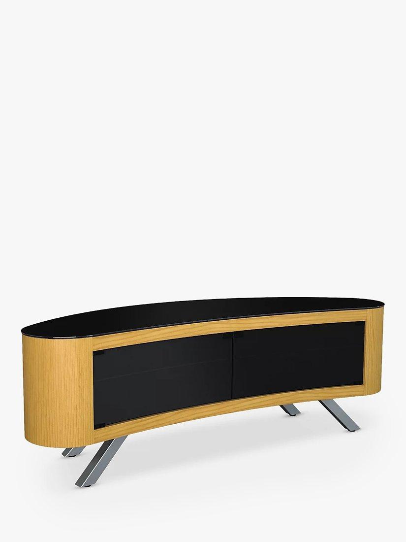 AVF Affinity Premium Bay 1500 Curved TV Stand For TVs Up To 70", Oak