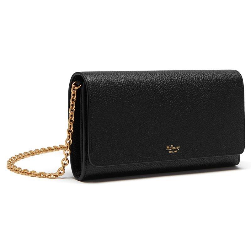 Mulberry Continental Small Classic Grain Clutch Wallet