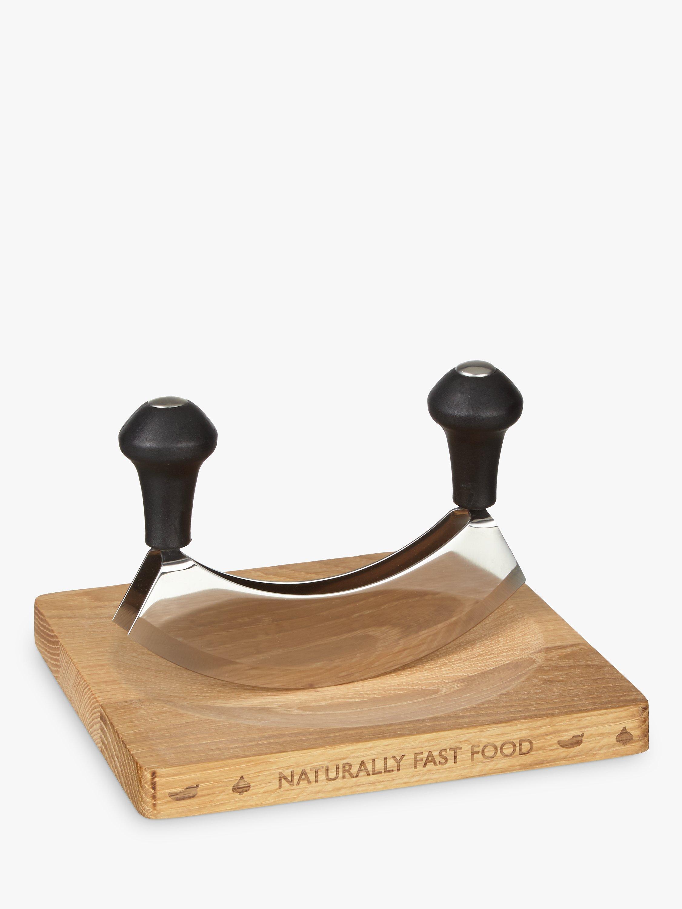 LEON Mezzaluna Herb Chopper Chopping Board