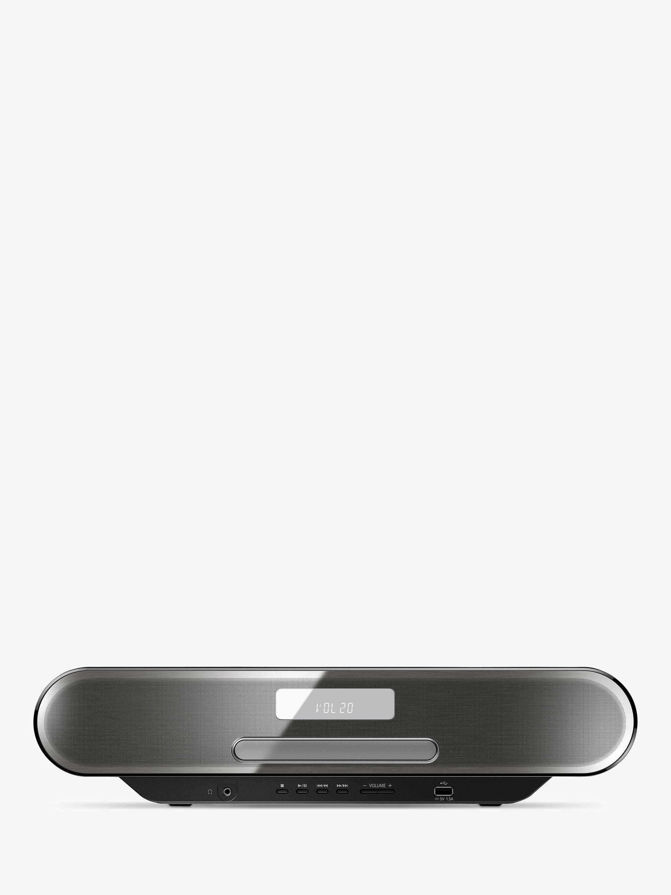 Panasonic SC-RS52EB-K Bluetooth Micro Hi-Fi System With DAB+/FM Radio, CD Player & 4GB Internal Memory