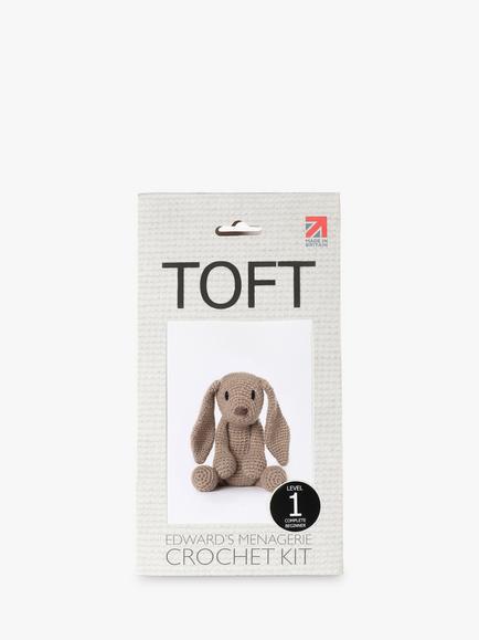 TOFT Emma the Bunny Crochet Kit, Brown