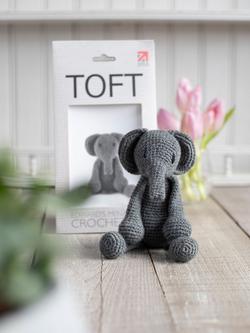 TOFT Bridget the Elephant Crochet Kit - view 2, Grey