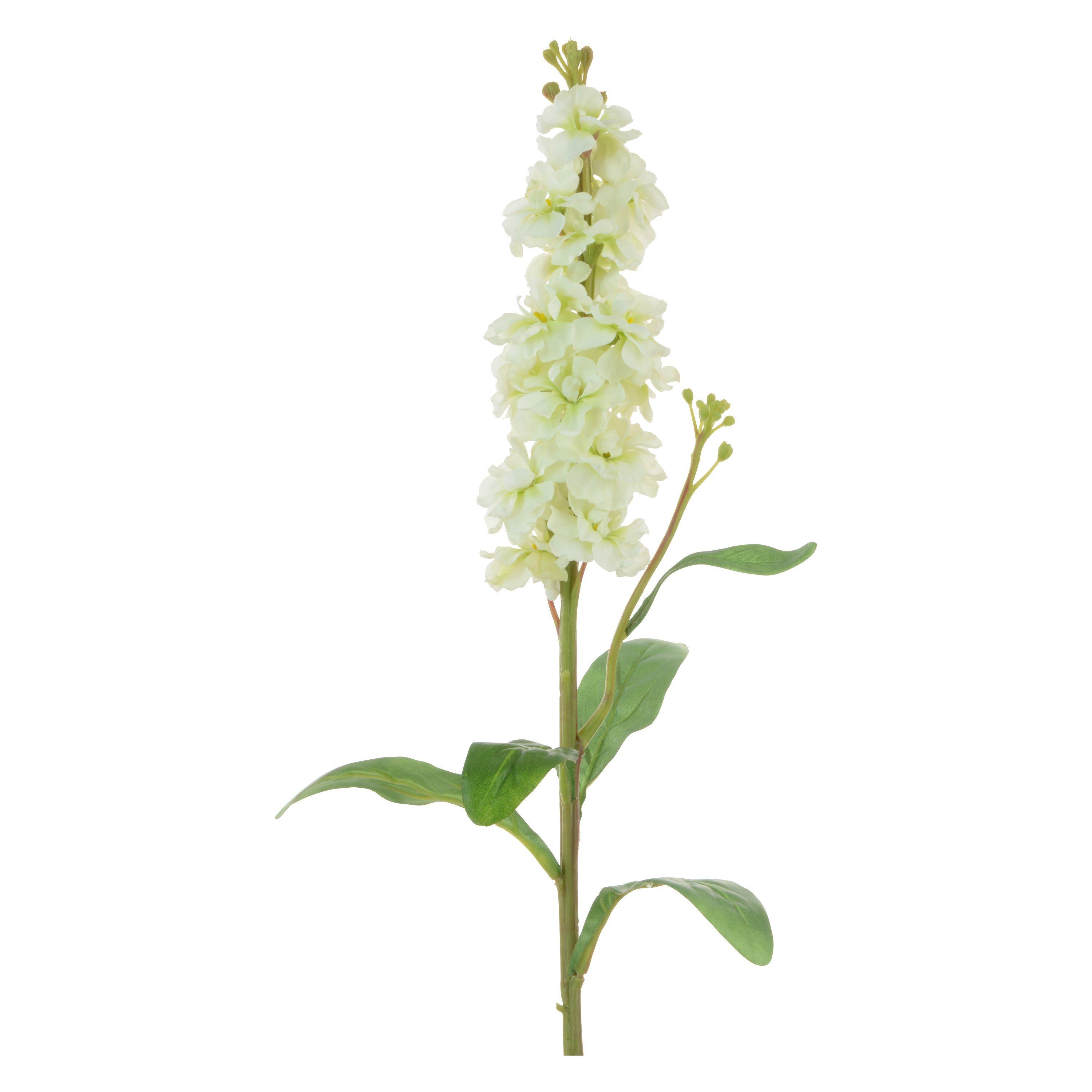Floralsilk Stock Flower Stem, Cream