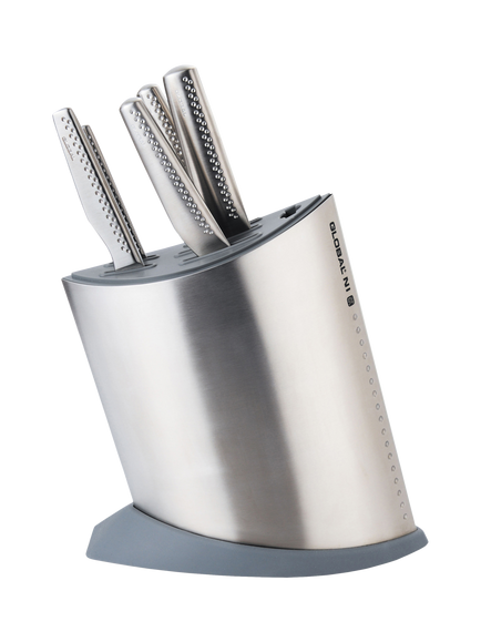 GLOBAL NI Series 6 Piece Filled Knife Block Set, 