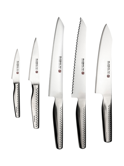 GLOBAL NI Series 6 Piece Filled Knife Block Set - view 2, 