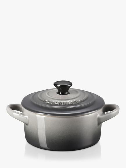 Le Creuset Stoneware Petite Round Casserole, Flint
