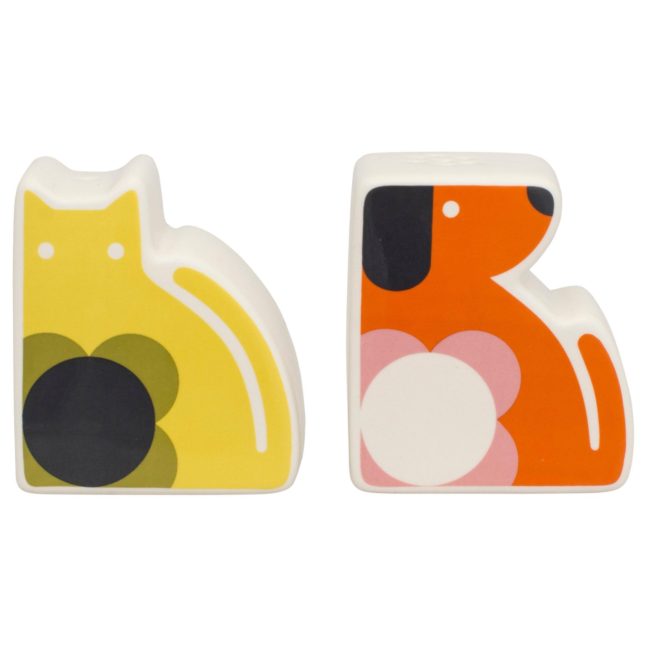 Orla Kiely Cat and Dog Salt and Pepper Set