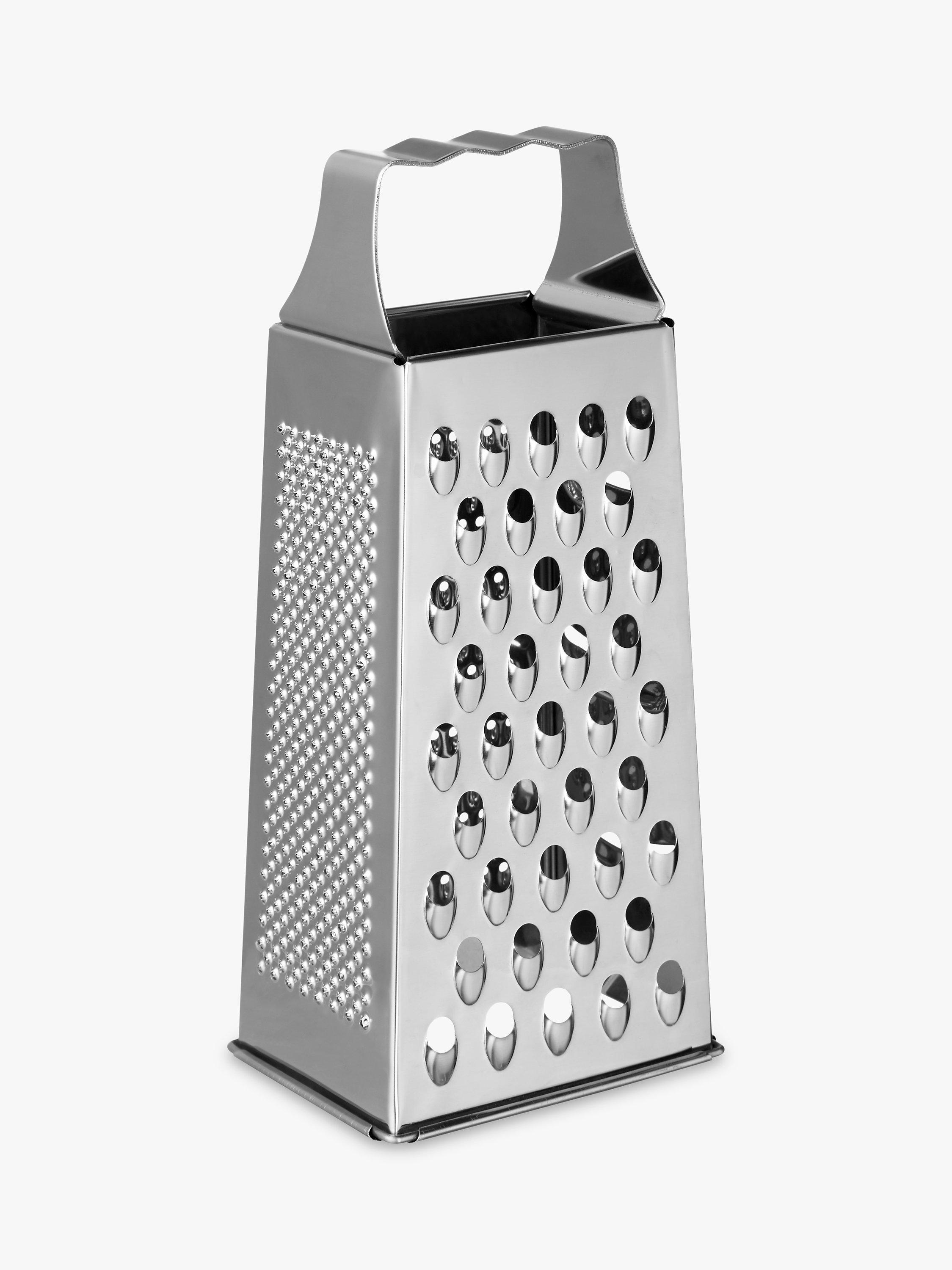 John Lewis & Partners Stainless Steel Box Grater