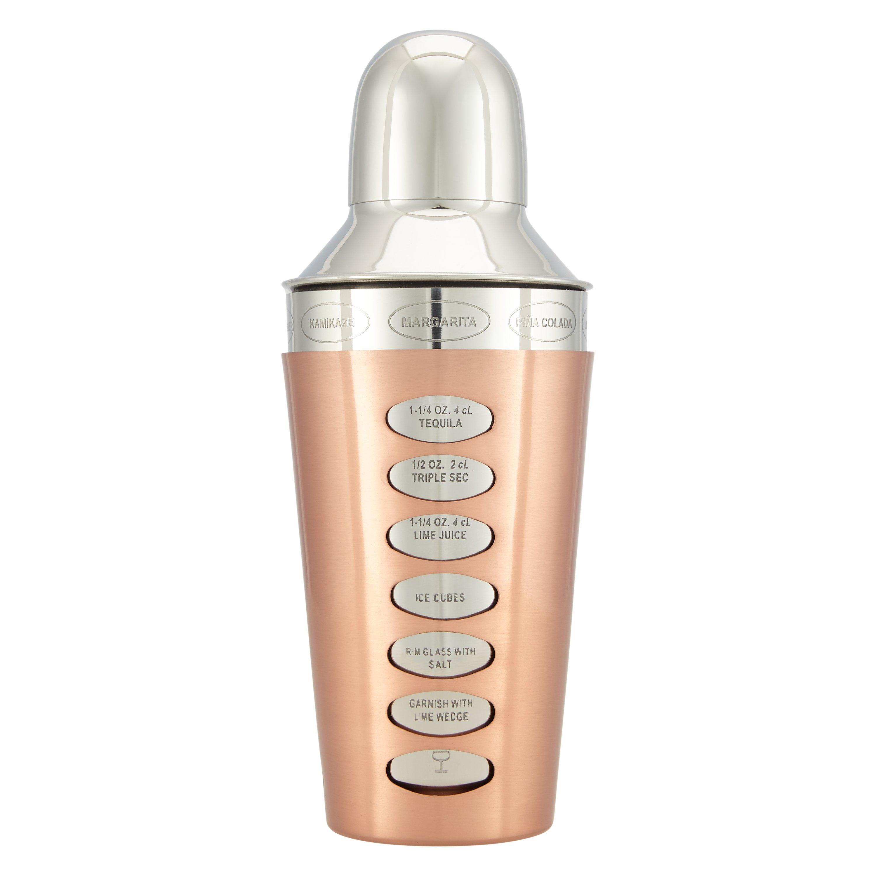 John Lewis Copper Recipe Cocktail Shaker