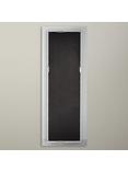John Lewis Rounded Corners Full Length Mirror, 144 x 44cm, White