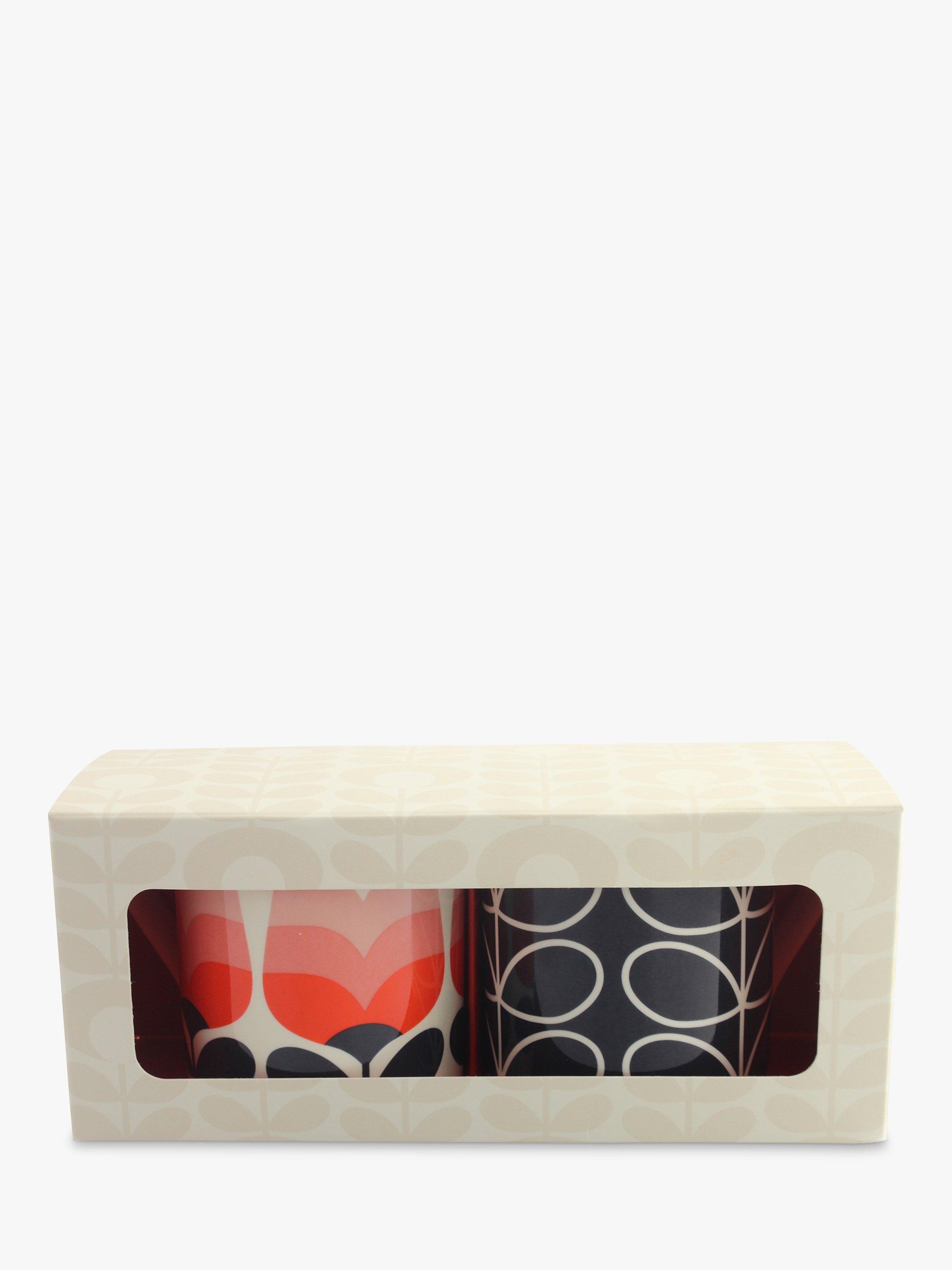 Orla Kiely Poppy & Stem Mugs, Set of 2