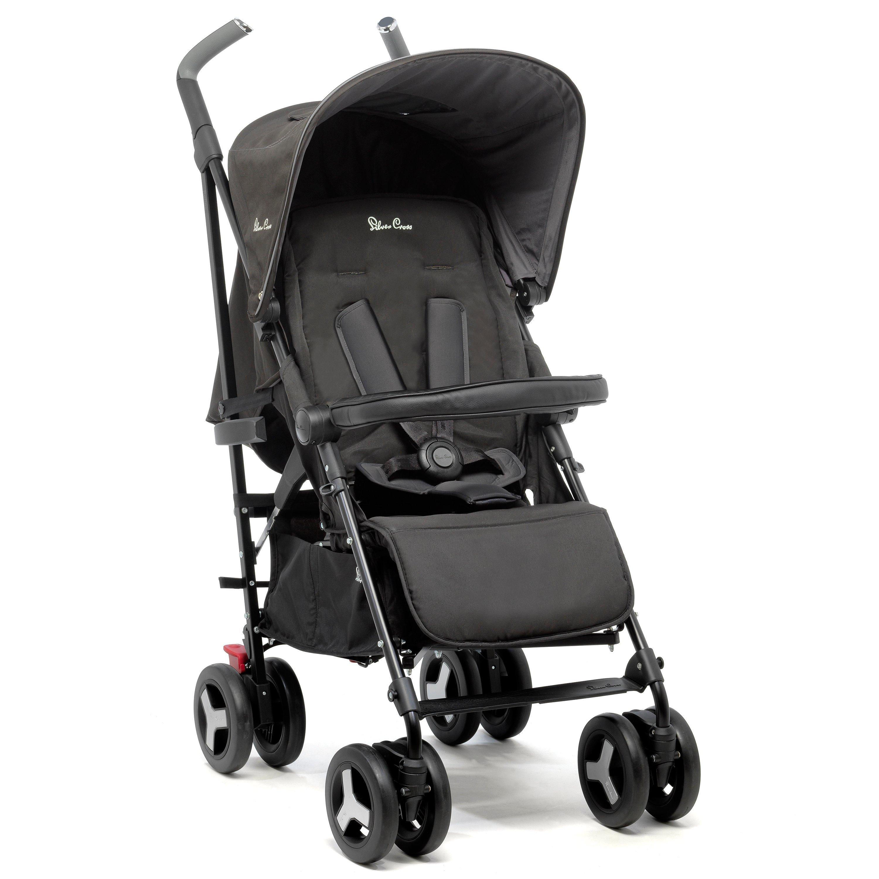 Silver Cross Reflex Pushchair Black