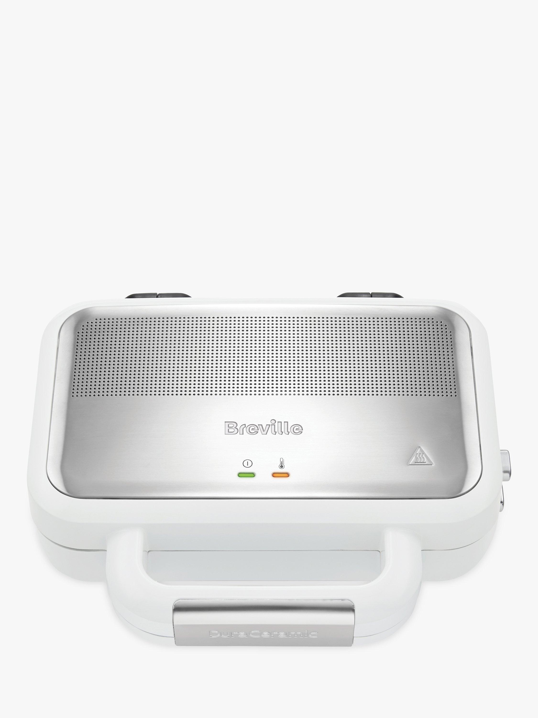 Breville VST074 DuraCeramic Sandwich Maker, White