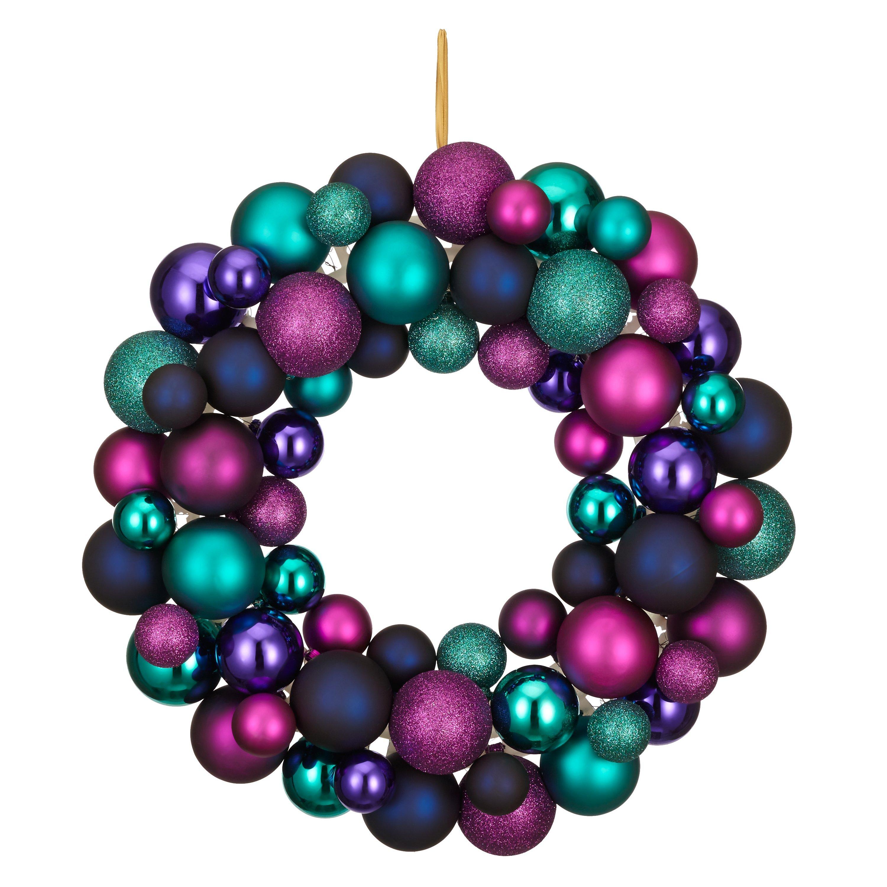 John Lewis Shangri-La Bauble Wreath