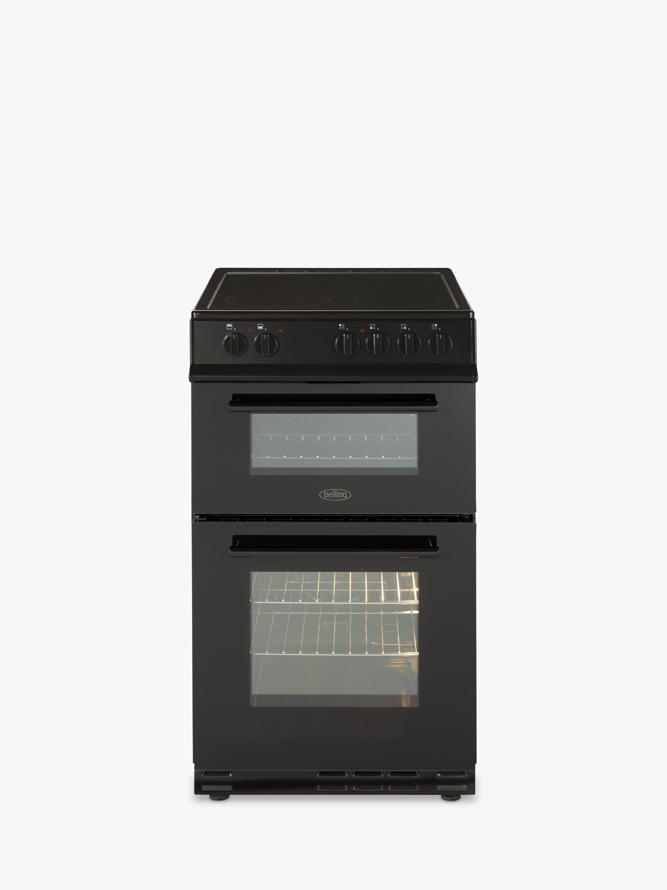Belling FS50EDOFC Freestanding Electric Cooker, Black