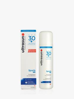 Ultrasun SPF 30 Sports Gel, 200ml, 