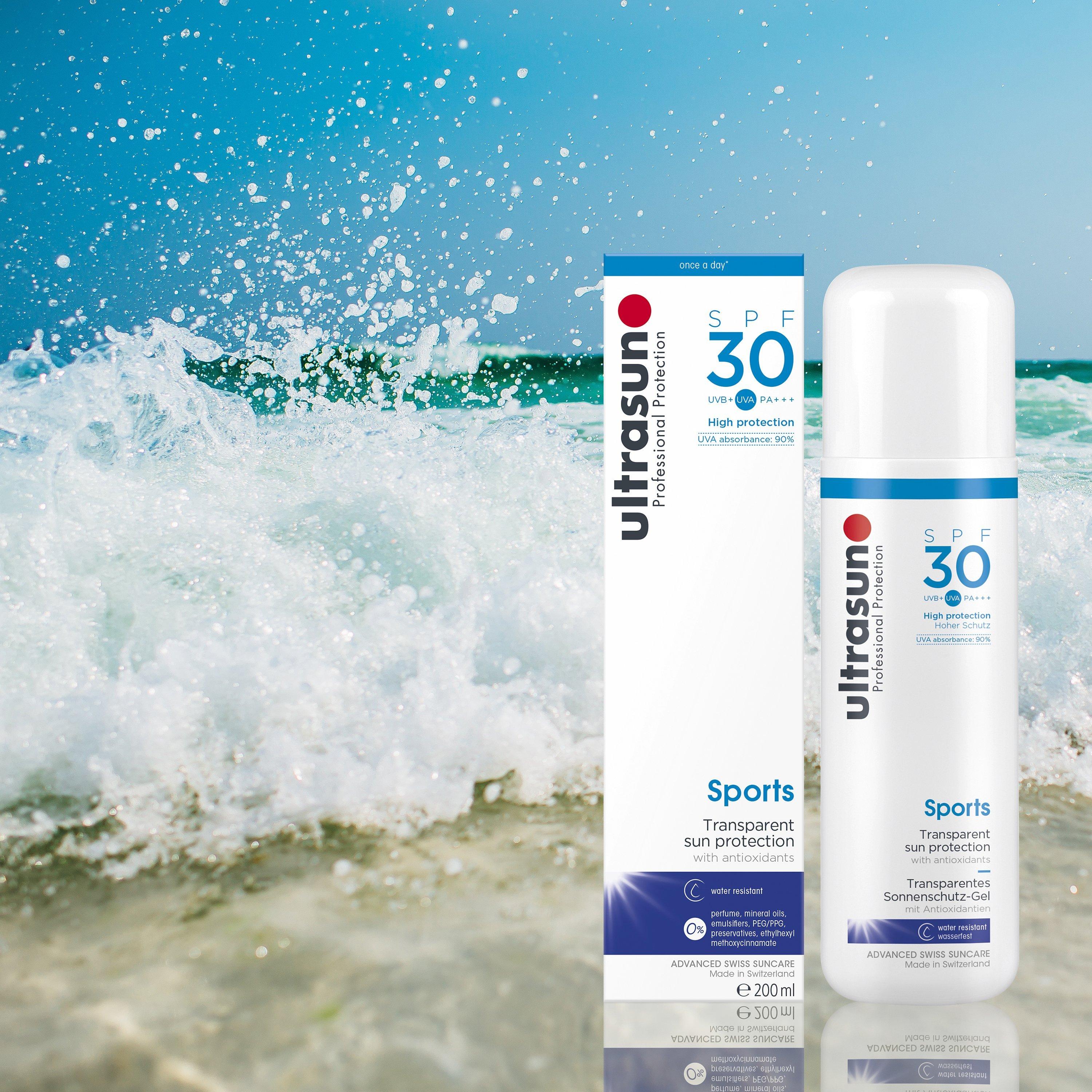 Product image 4 of 5, which shows Ultrasun SPF 30 Sports Gel, 200ml