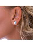 Nina B Oval Stud Earrings