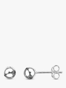Nina B Ball Stud Earrings, Silver, Silver