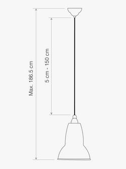 Anglepoise 1227 Midi Ceiling Light - view 2, Black