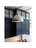 Original BTC Titan Size 1 Pendant Ceiling Light, Aluminium