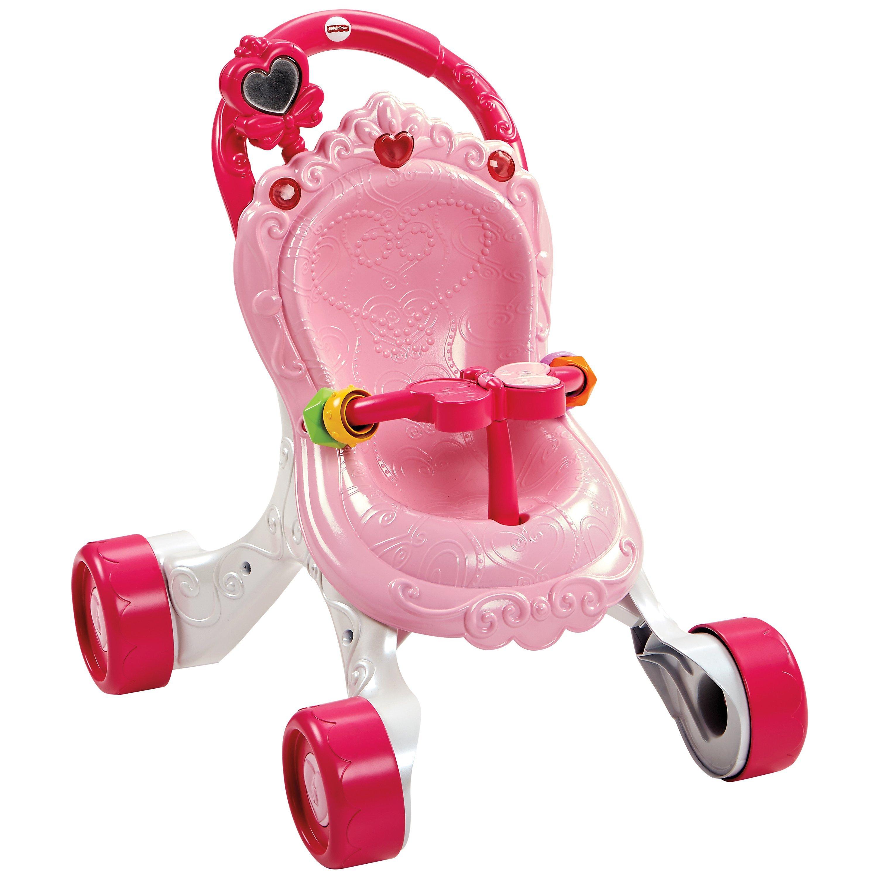 Fisher price pram walker doll online