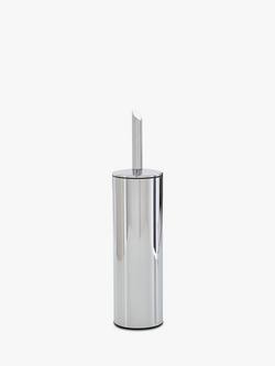 Robert Welch Oblique Toilet Brush and Holder, Silver