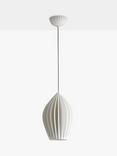 Original BTC Fin XL Pendant Ceiling Light, White