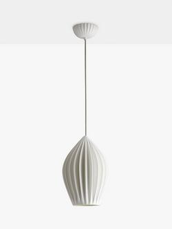 Original BTC Fin XL Pendant Ceiling Light, White - view 2, White